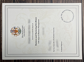 Fake De Montfort University diploma, Make DMU certificate.