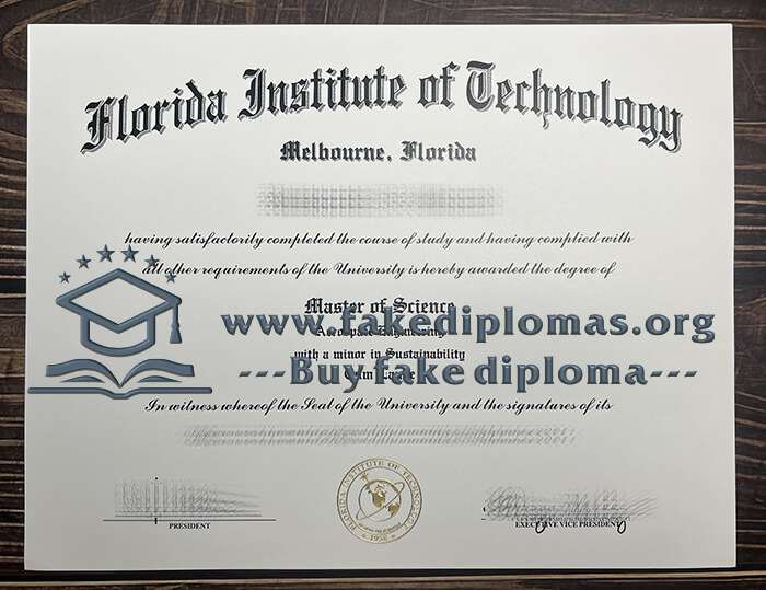 Buy Florida Institute of Technology fake diploma, Fake FIT degree.