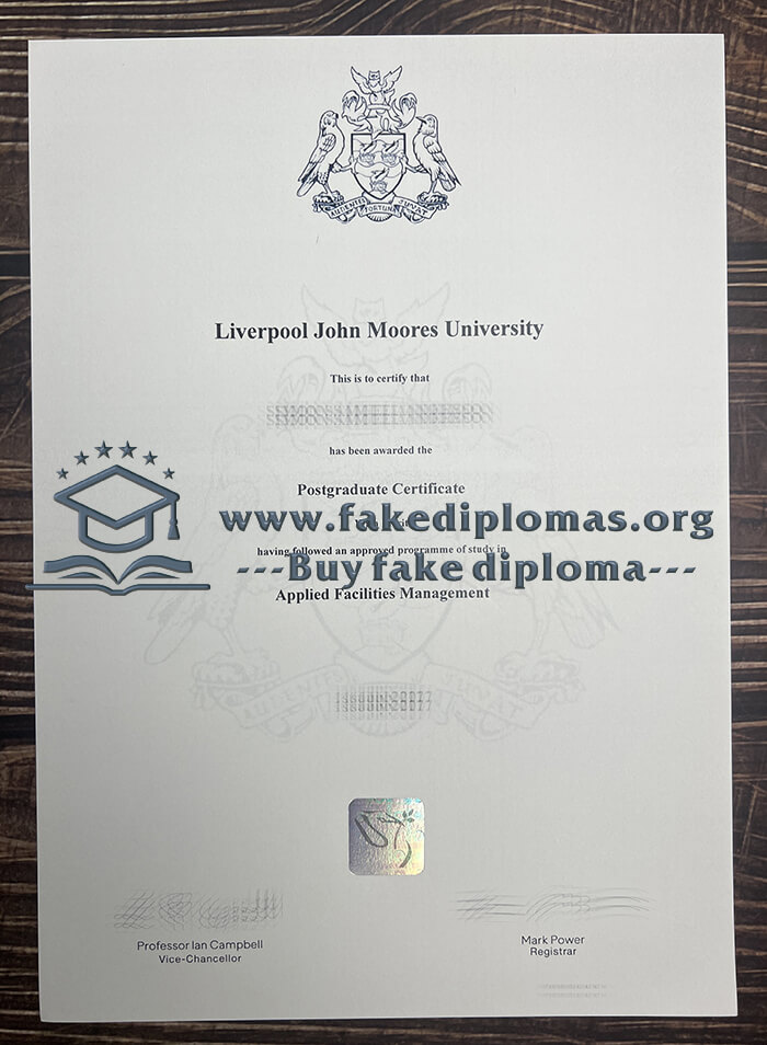 Buy Liverpool John Moores University fake diploma, Fake LJMU degree.