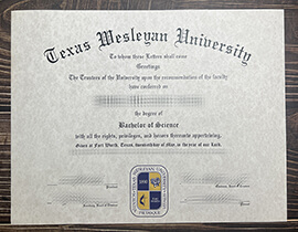 Get Texas Wesleyan University fake diploma.
