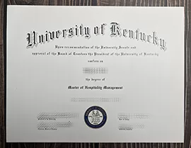 Get University of Kenturky fake diploma online.