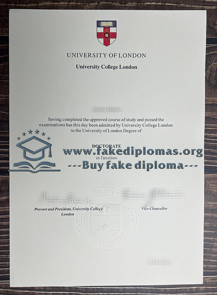 Buy University of London fake diploma.