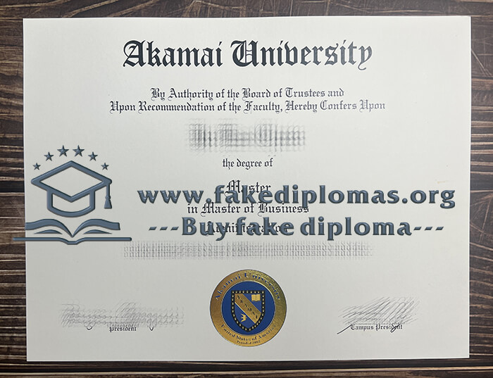 Buy Akamai University fake diploma, Fake Akamai University degree.
