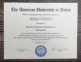 Get American University in Dubai fake diploma.