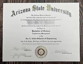 Make Arizona State University diploma, Fake Arizona State University degree.