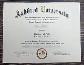 How to order Ashford University fake certificate online?