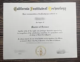 Get California Institute of Technology fake diploma online.