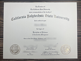 Get California Polytechnic State University fake diploma.