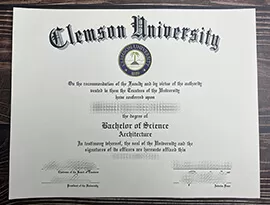 Get Clemson University fake diploma online.