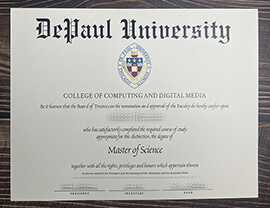 Make Depaul University diploma, Get Depaul University fake certificate.