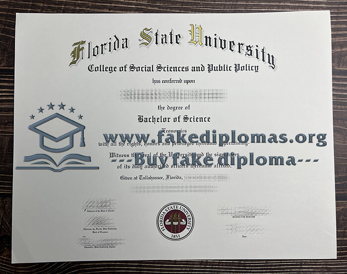 Buy Florida State University fake diploma, Fake FSU degree.