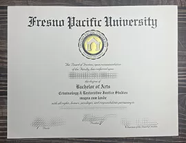 Purchase Fresno Pacific University fake diploma online.