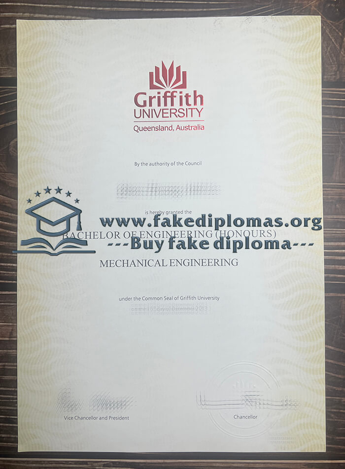 Buy Griffith University fake diploma, Fake Griffith University degree.