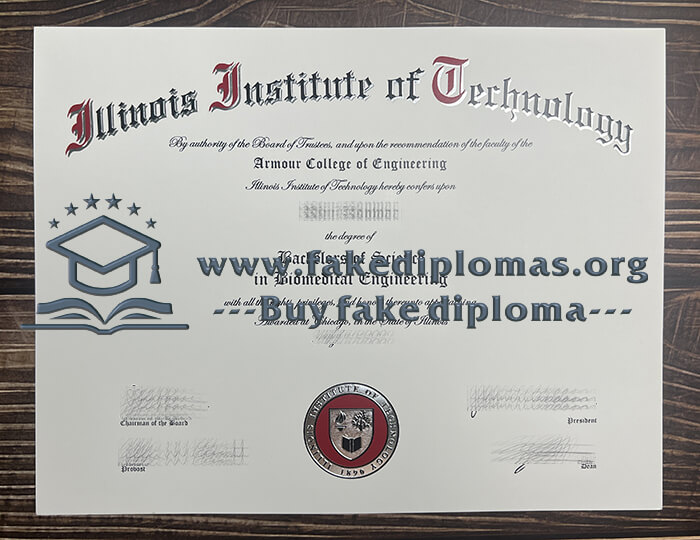 Get Illinois Institute of Technology fake diploma, Fake IIT certificate.