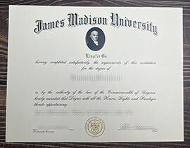 Get James Madison University fake diploma online.