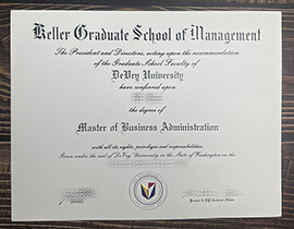 I want to buy Keller Graduate School of Management fake diploma.