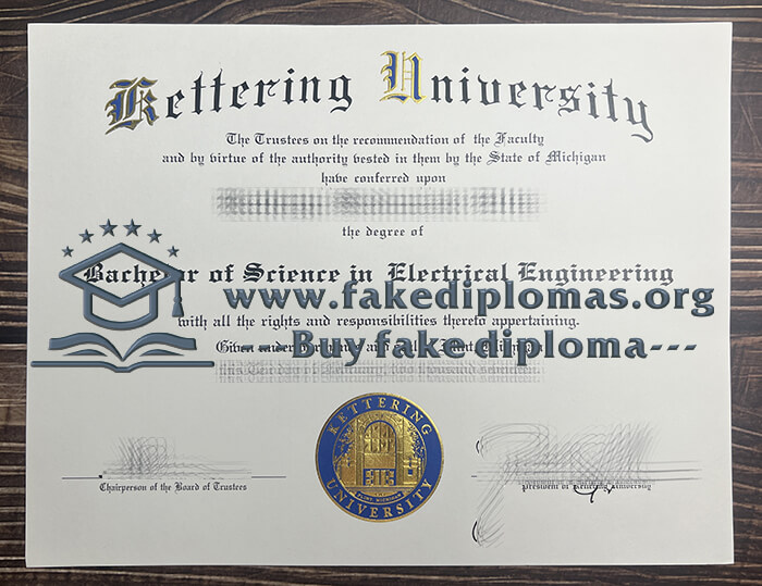Buy Kettering University fake diploma, Fake Kettering University degree.