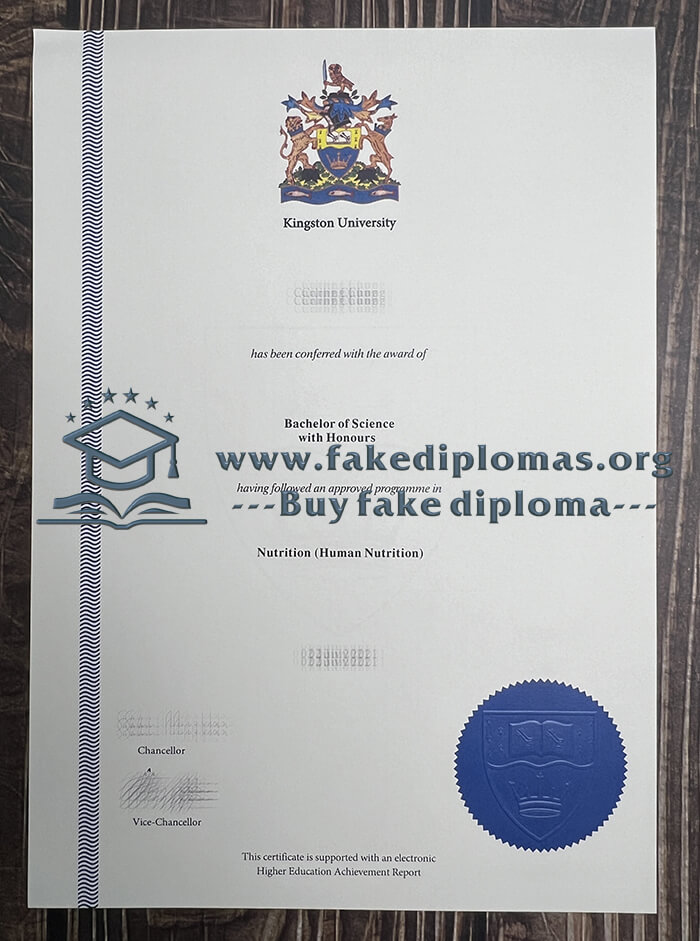 Buy Kingston University fake diploma.