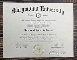 Get Marymount University fake diploma, Make Marymount University degree.