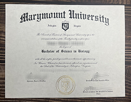 How easy to get a Marymount University fake degree online?