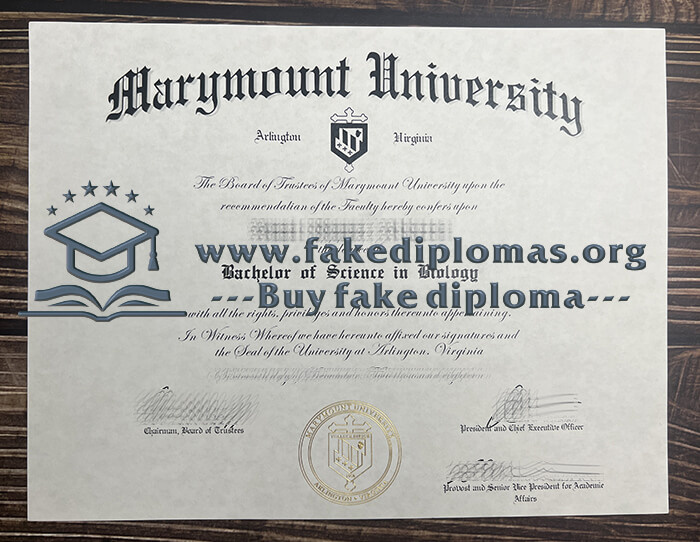 Buy Marymount University fake diploma, Fake Marymount University degree.