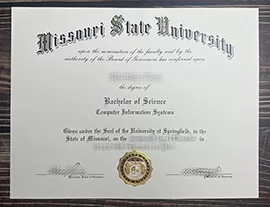 Get Missouri State University fake diploma online.