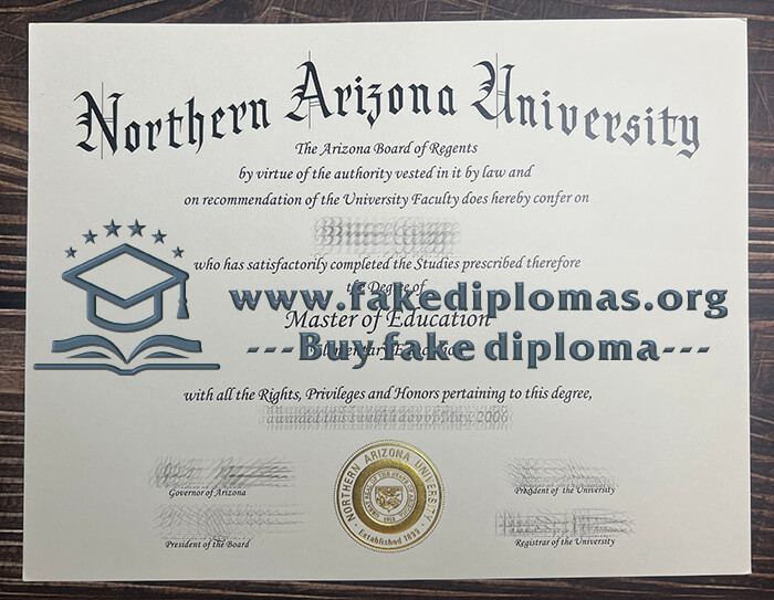 Buy Northern Arizona University fake diploma, Fake NAU certificate.