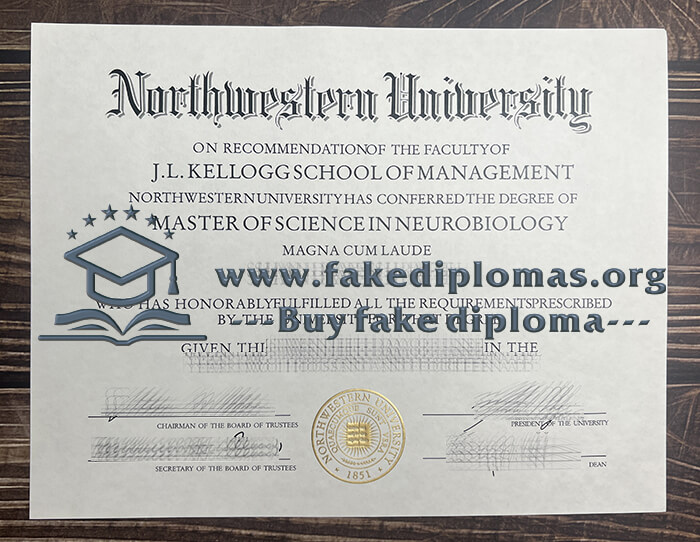 Buy Northwestern University fake diploma, Fake Northwestern University certificate.