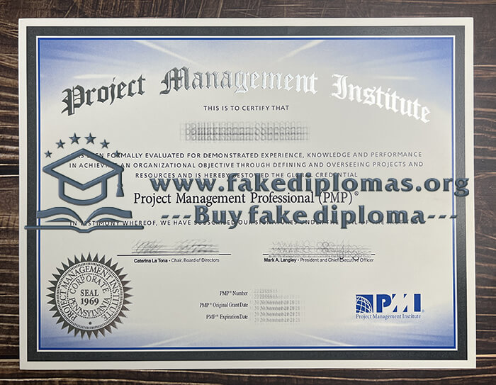 Get Project Management Professional fake diploma online.