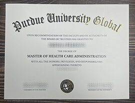 Order your Purdue University Global fake certificate.
