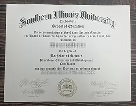 Buy Southern Illinois University fake diploma, Fake SIU certificate.