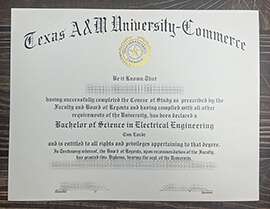Get Texas A&M University-Commerce fake diploma.