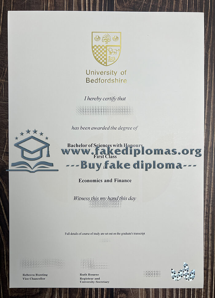 Buy University of Bedfordshire fake diploma, Make University of Bedfordshire degree.