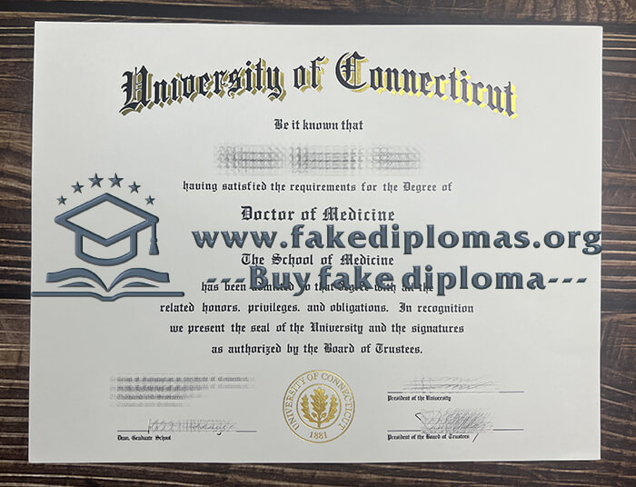 Get University of Connecticut fake diploma, Fake UConn degree.