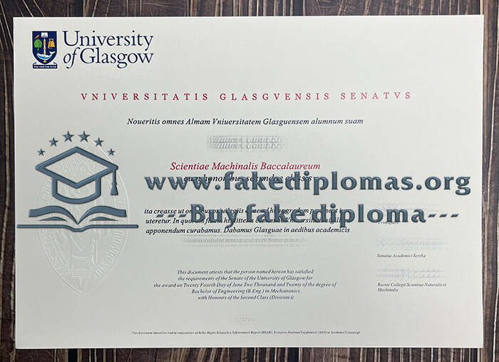 Buy University of Glasgow fake diploma, Fake University of Glasgow certificate.