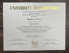 Buy UHart fake diploma, Fake University of Hartford certificate.