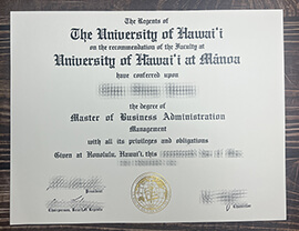 How long to buy University of Hawai’i fake certificate?