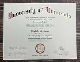 Fast to Get the University of Minnesota fake certificate.