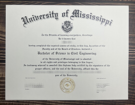 Is it easy to buy a University of Mississippi degree online?