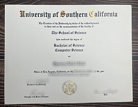 Get University of Southern California fake diploma.