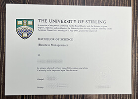 Get University of Stirling fake diploma online.