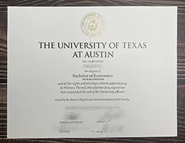 Get University of Texas at Austin fake diploma online.