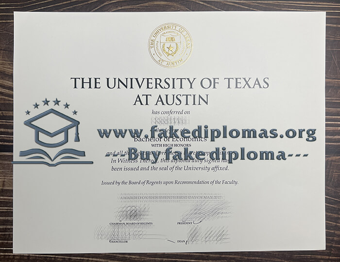 Buy University of Texas at Austin fake diploma, Fake UT Austin degree.