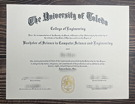 How to order a 100% copy University of Toledo diploma?