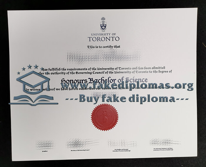 Buy University of Toronto fake diploma, Fake UT degree.