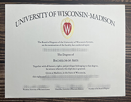 Get University of Wisconsin-Madison fake diploma.