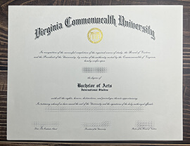 Get Virginia Commonwealth University fake diploma.