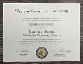 Obtain Western Governors University fake diploma online.