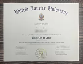 Get Wilfrid Laurier University fake diploma online.