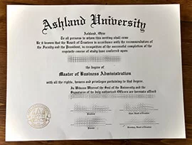 How to get a Ashland University fake diploma?